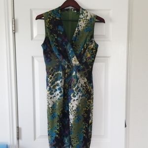 Kenneth Cole Silk Printed Dress